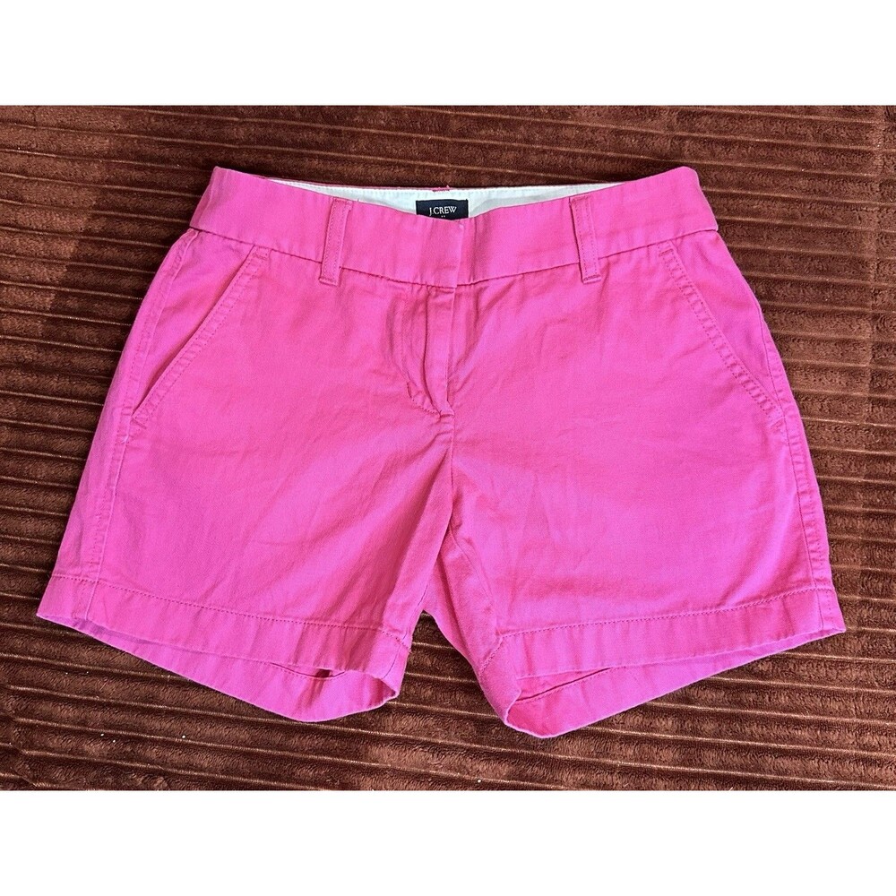 J Crew Shorts Chino Womens 00 Pink Short Shorts